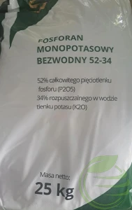 FOSFORAN MONOPOTASOWY NOVA PEAK MKP 0-52-34 25kg