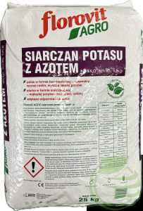 SIARCZAN POTASU Z AZOTEM FLOROVIT AGRO 25kg